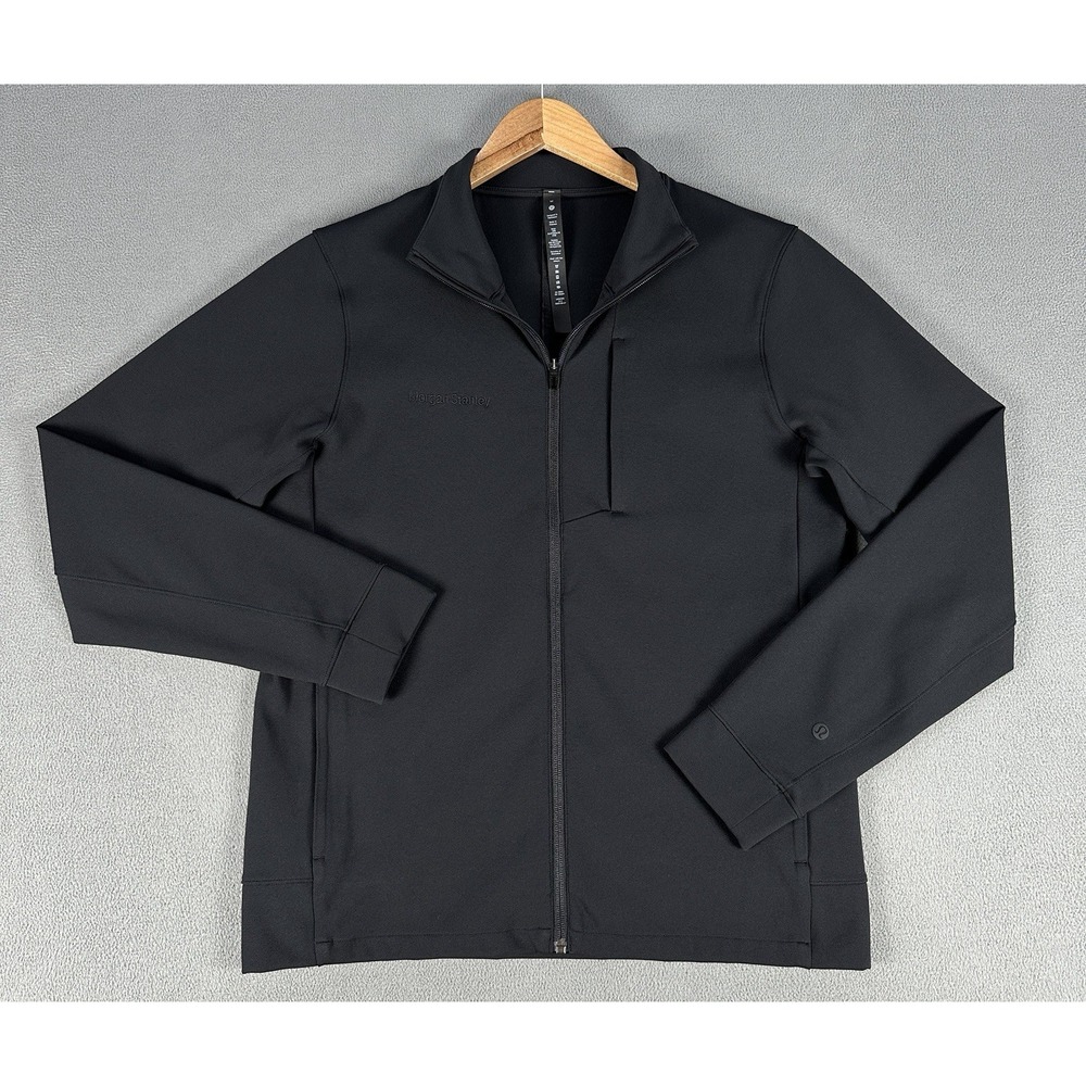 Lululemon Sojourn Jacket Mens Medium Black Smart Casual Minimalist Gym Running